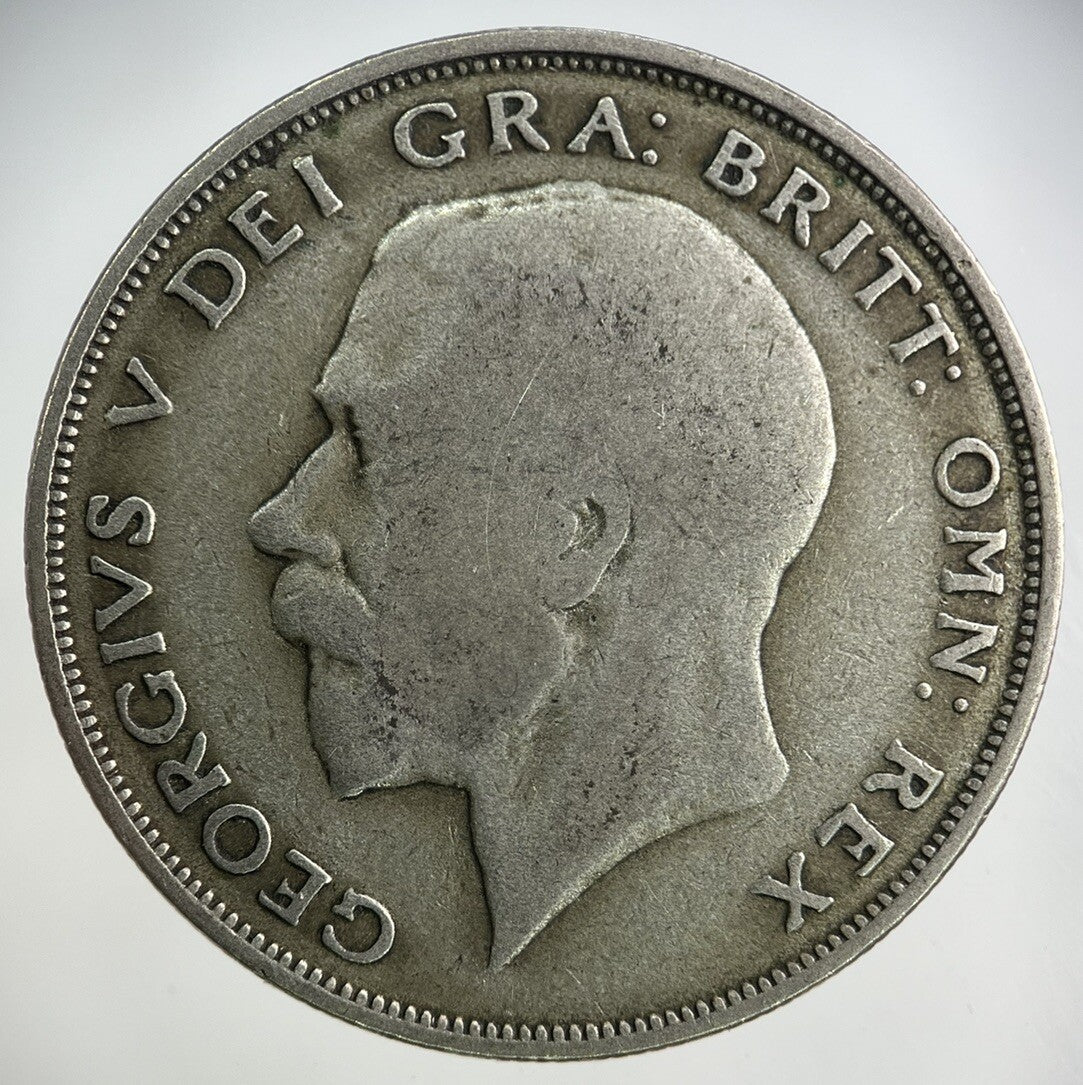 1920 George V Half - Crown Silver Coin | Fine Collectable Grade