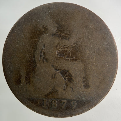 1879 Victoria One Penny Coin | Collectable Grade