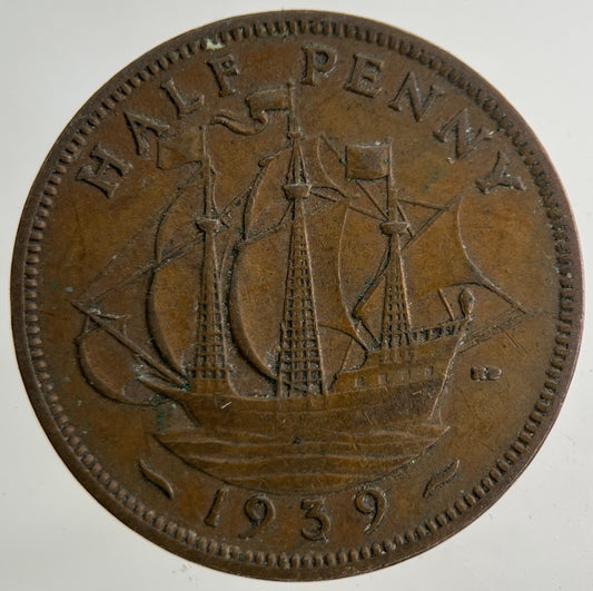 1939 George VI Half - Penny Coin | Collectable Grade