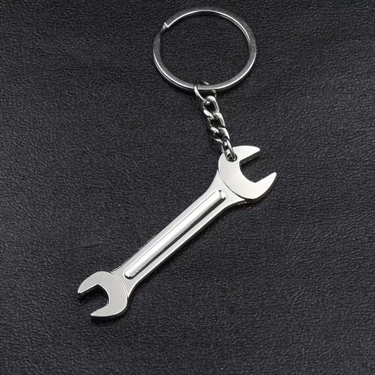 Mini Metal Functional Wrench Spanner DIY Tool Keyring Premium Keychain Gift UK