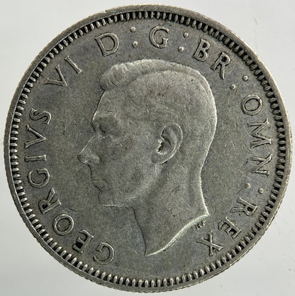 1944 George VI Shilling Silver Coin | Fine Collectable Grade