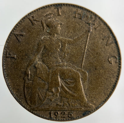 1925 George V Farthing Coin | Collectable Grade