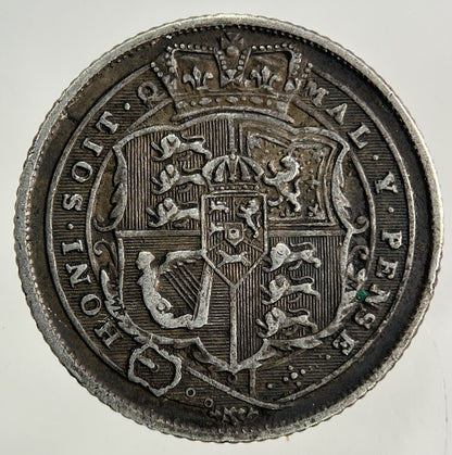 1816 George III 3rd Sixpence Silver Coin | Very High Grade