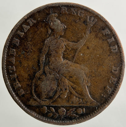 1845 Victoria Farthing Coin | Collectable Grade