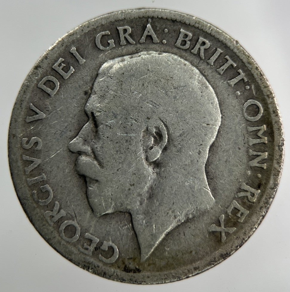1919 George V Shilling Silver Coin | Fair Grade