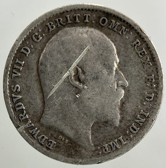 1902 Edward VII Threepence Silver Coin | Collectable Grade