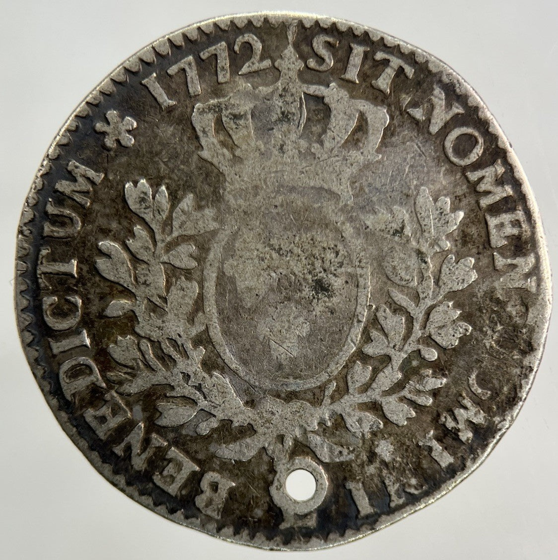 1772 France 1/5 Ecu Silver Coin | Collectable Grade