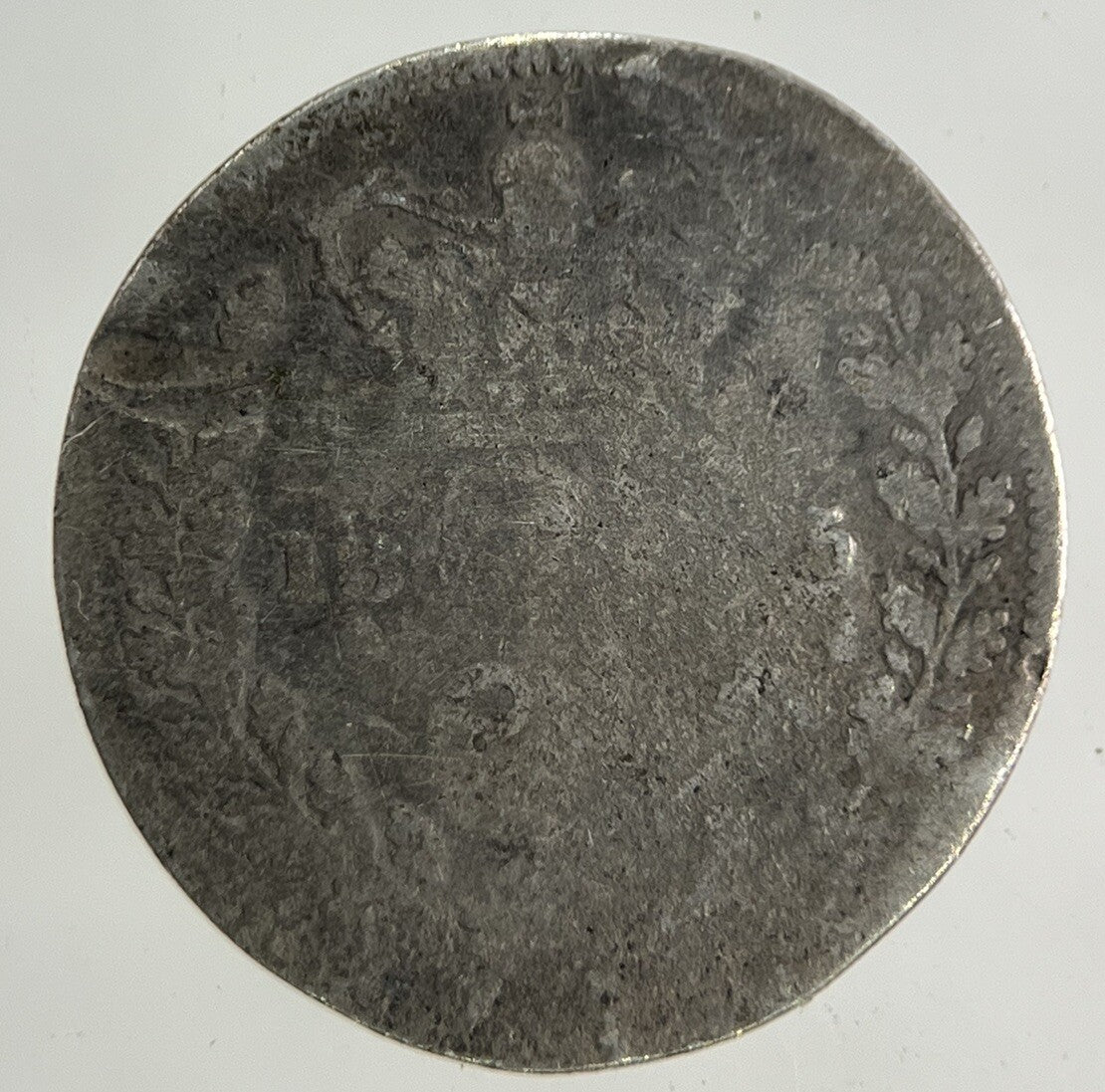1875 Victoria Threepence Silver Coin | Fair Grade