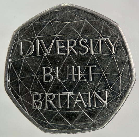 2020 Diversity Built Britain 50p Fifty - Pence Coin | Collectable Grade
