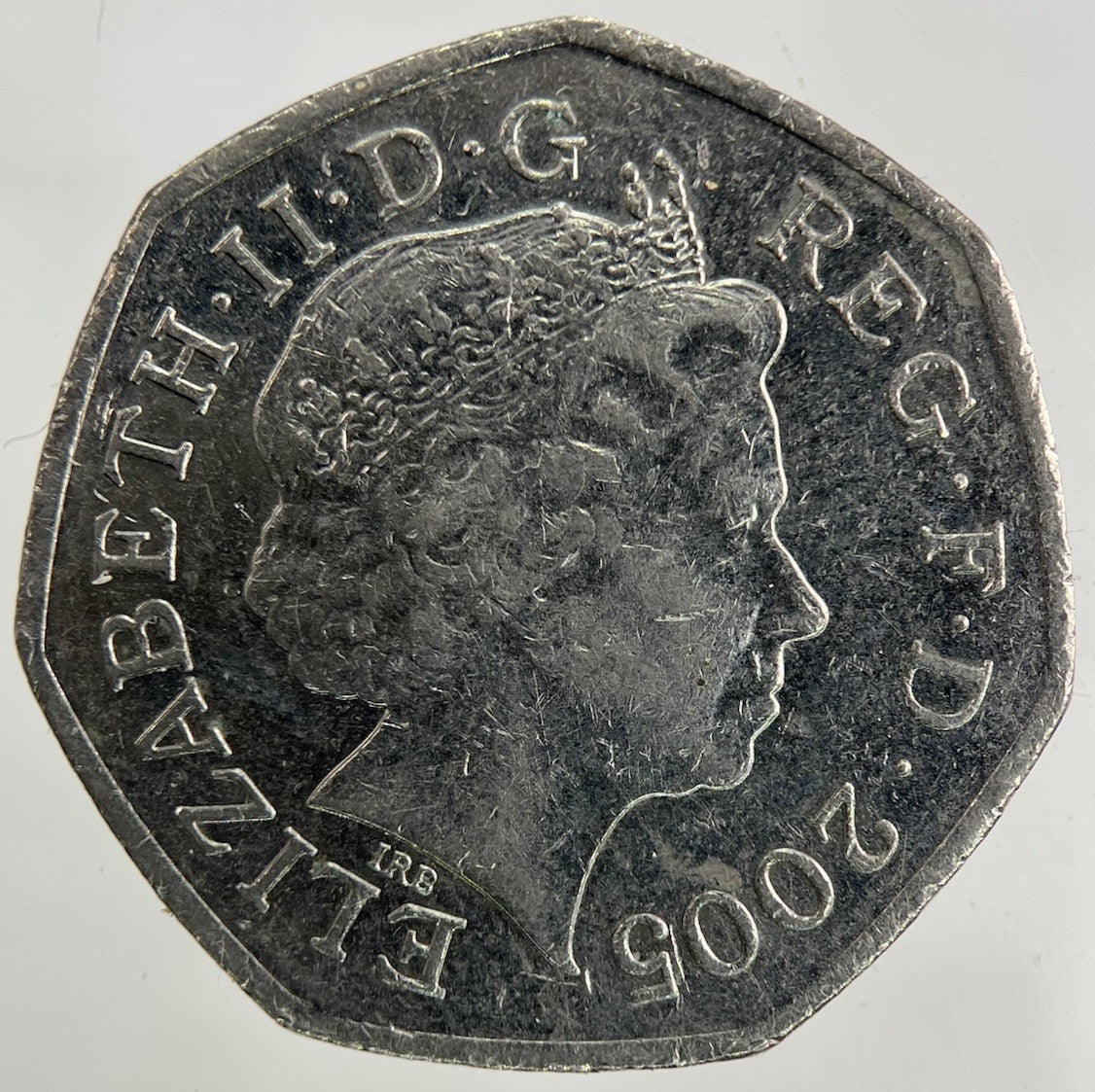 2005 Samuel Johnsons Dictionary 50p Fifty - Pence Coin | Collectable Grade