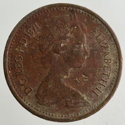 1971 Elizabeth II 2nd New 1/2 Half - Penny Coin | Fine Collectable Grade