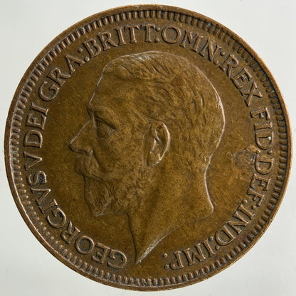 1932 George V Farthing Coin | Fine Collectable Grade