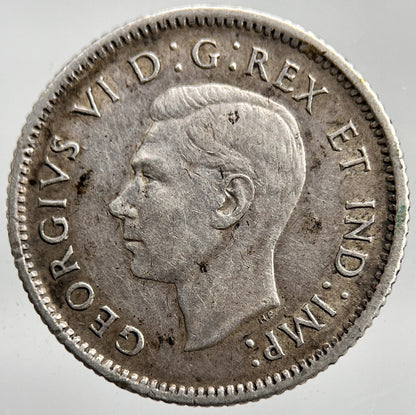 1941 Canadia 10 Cents Silver Coin | Collectable Grade