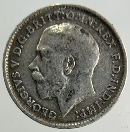 1913 George V Threepence Silver Coin | Fine Collectable Grade