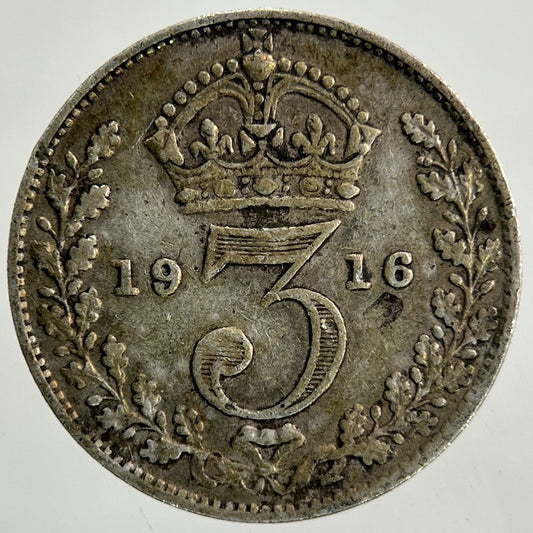 1916 George V Threepence Silver Coin | Collectable Grade