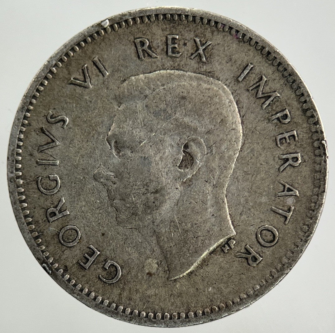 1945 South Africa Threepence Silver Coin | Fine Collectable Grade