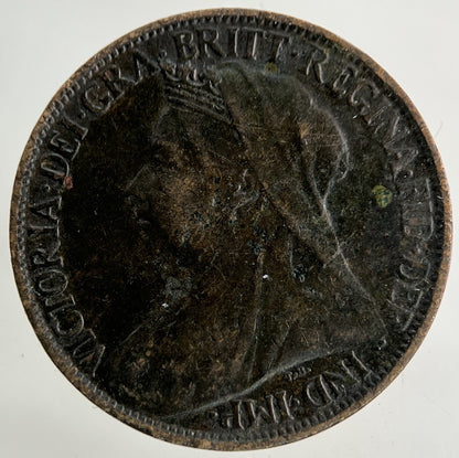 1900 Victoria Farthing Coin | Collectable Grade