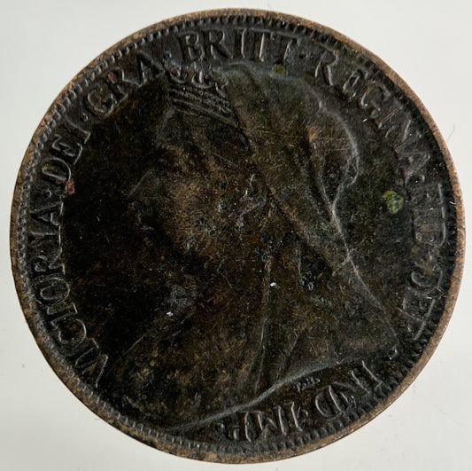 1900 Victoria Farthing Coin | Collectable Grade