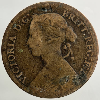 1860 Victoria Farthing Coin | Collectable Grade