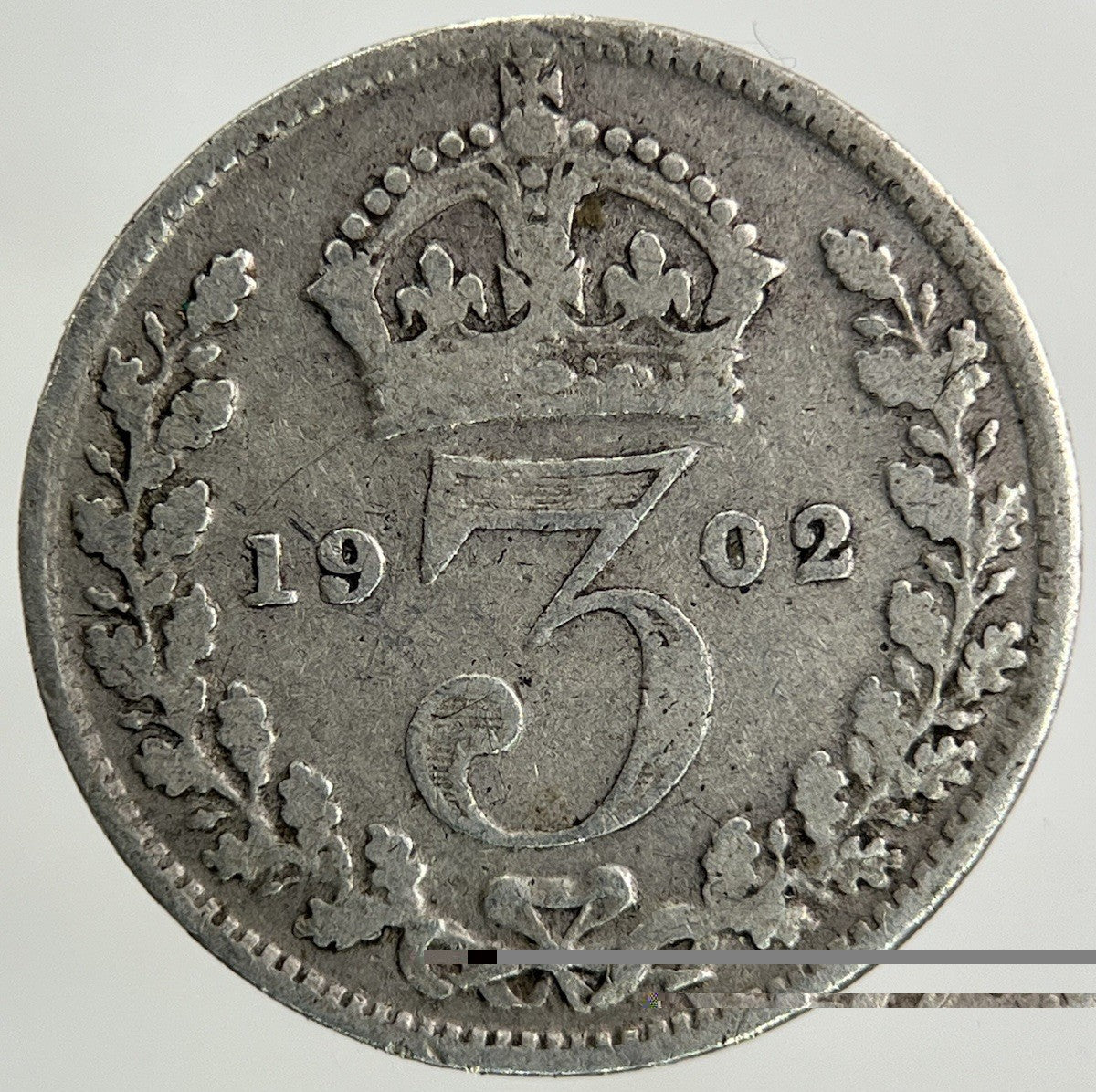 1902 Edward VII Threepence Silver Coin | Collectable Grade