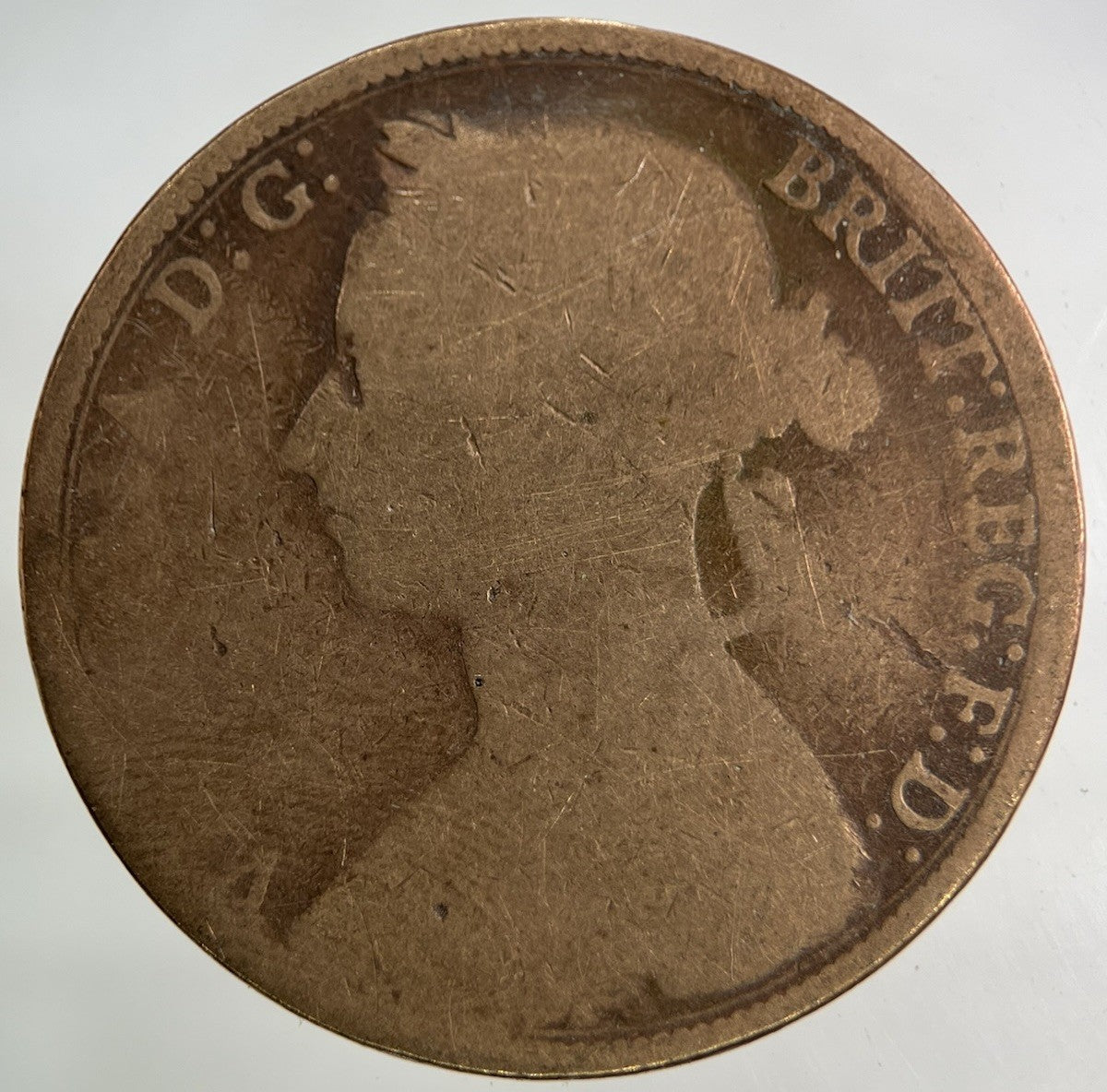 1888 Victoria One Penny Coin | Collectable Grade