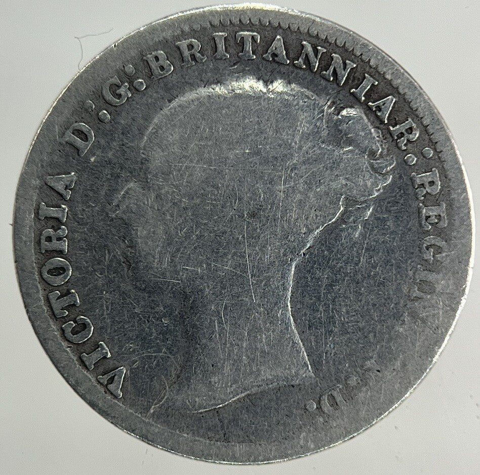 1876 Victoria Threepence Silver Coin | Collectable Grade