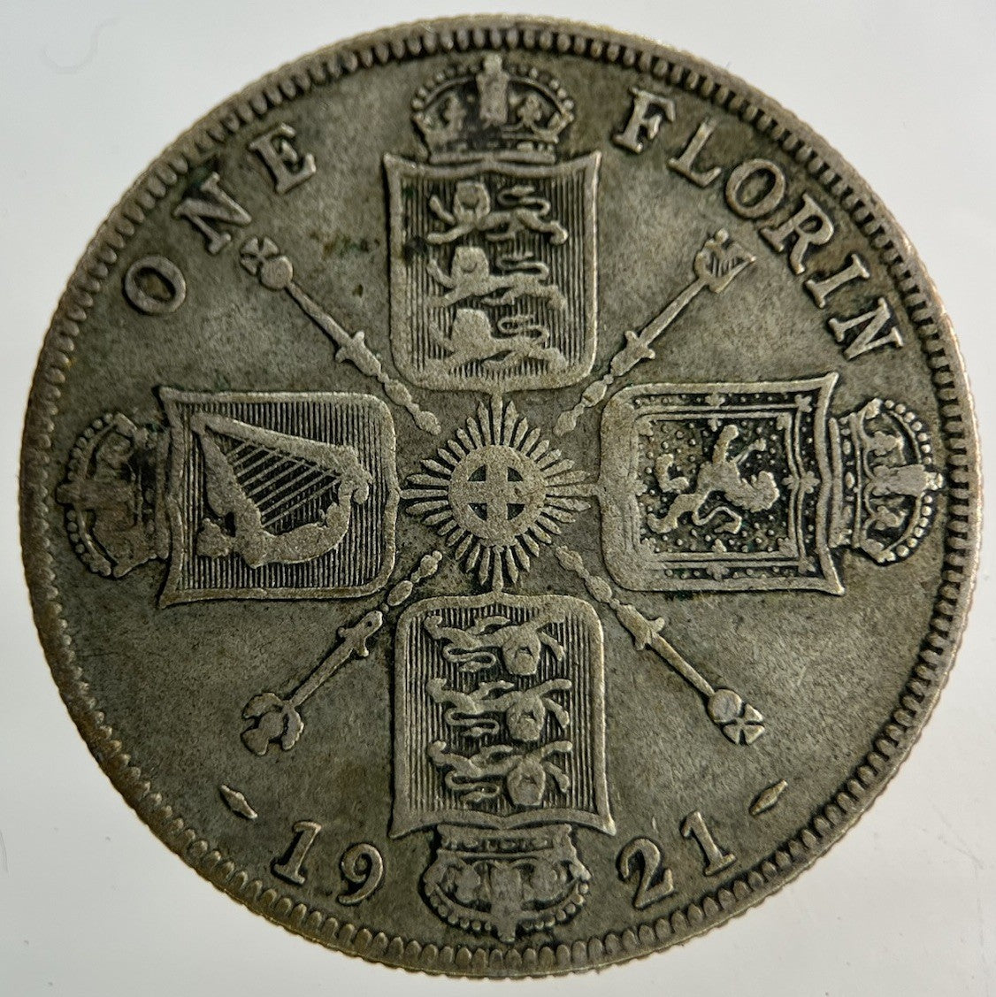 1921 George V Florin Silver Coin | Fine Collectable Grade