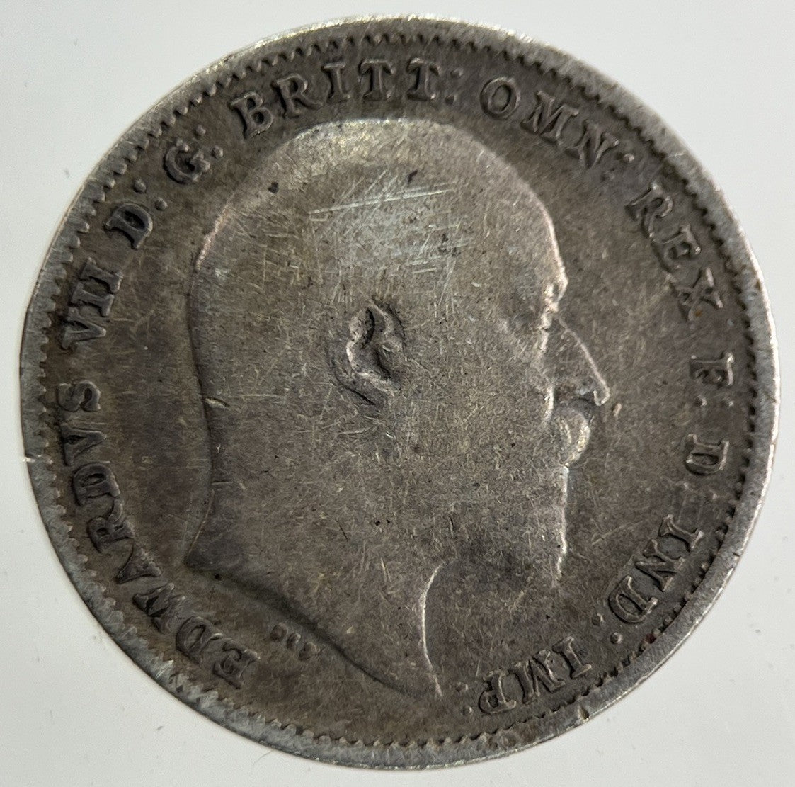 1906 Edward VII Threepence Silver Coin | Collectable Grade
