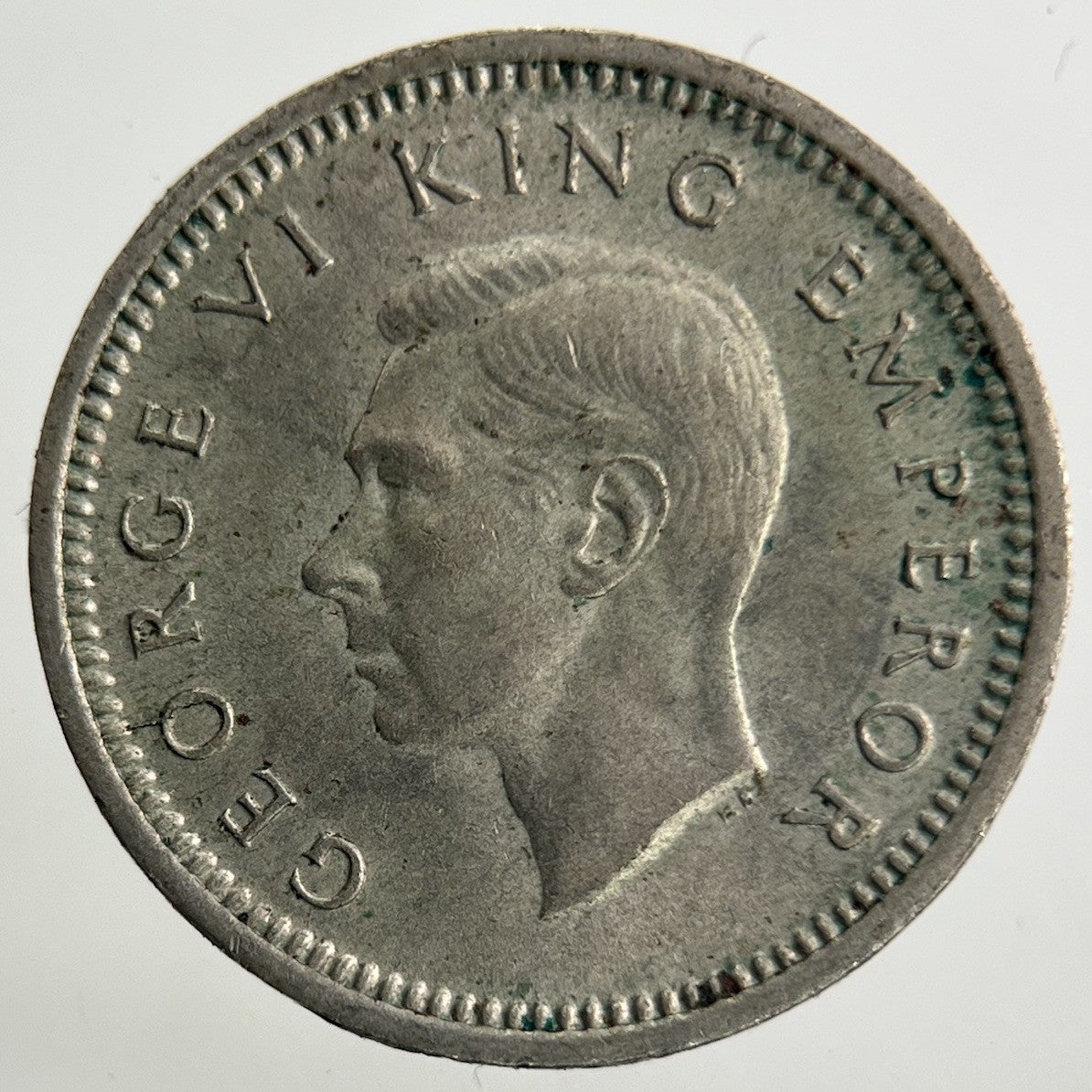 1947 New Zealand Threepence Coin | Very High Grade