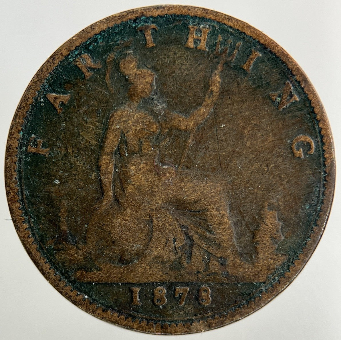 1878 Victoria Farthing Coin | Collectable Grade