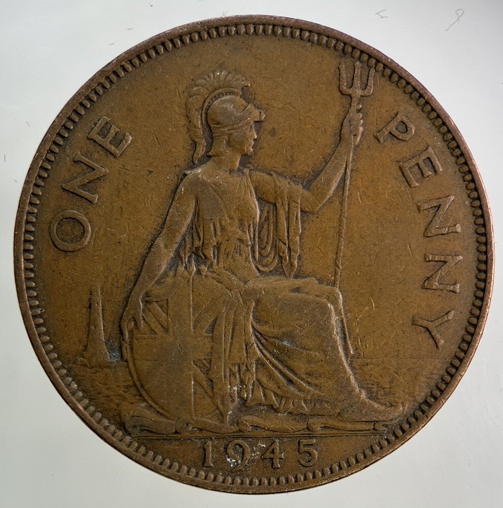 1945 George VI One Penny Coin | Collectable Grade
