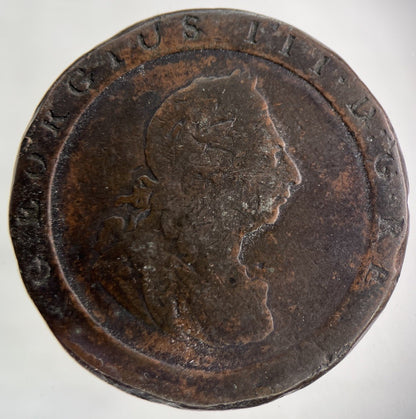 1797 George III 3rd Cartwheel One Penny Coin | Collectable Grade