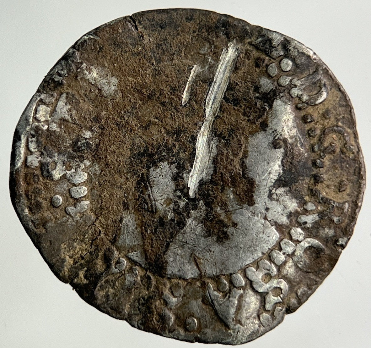 1558 - 1603 Elizabeth I 1st Penny Hammered Silver Coin | Collectable Grade