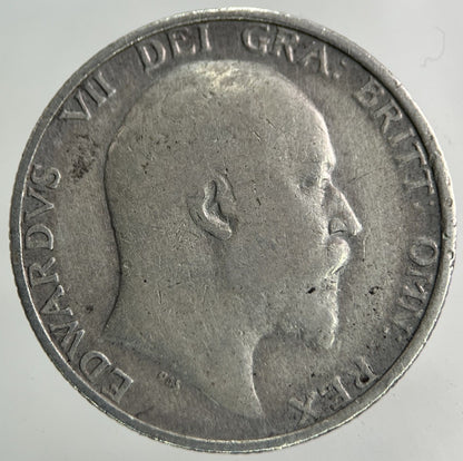 1910 Edward VII Shilling Silver Coin | Fine Collectable Grade