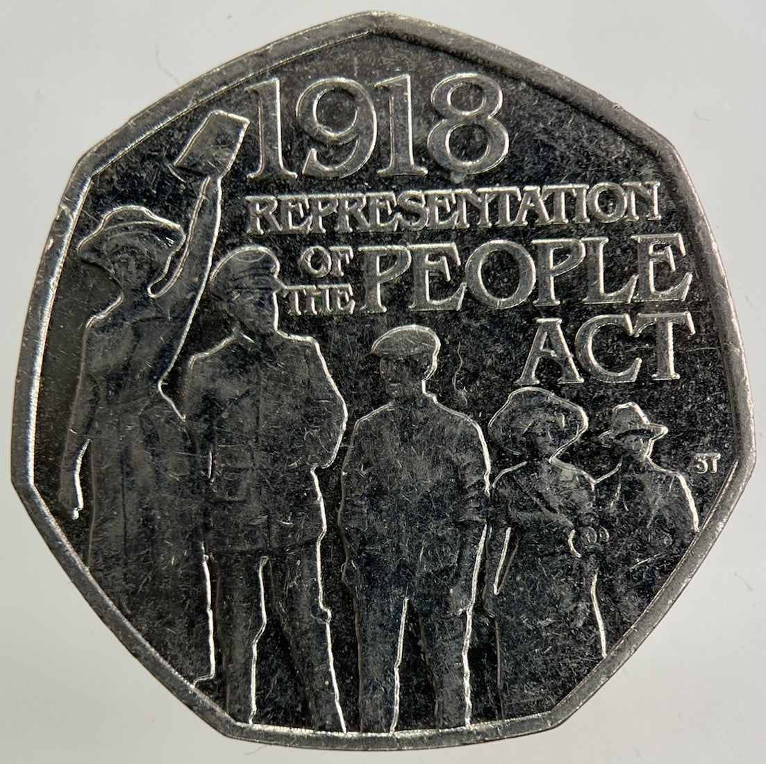2018 Representation Of The People Act 50p Fifty - Pence Coin | Collectable Grade