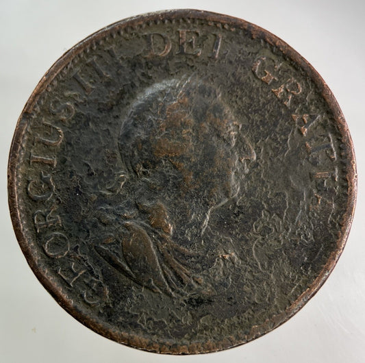 1799 George III 3rd Half - Penny Coin | Collectable Grade