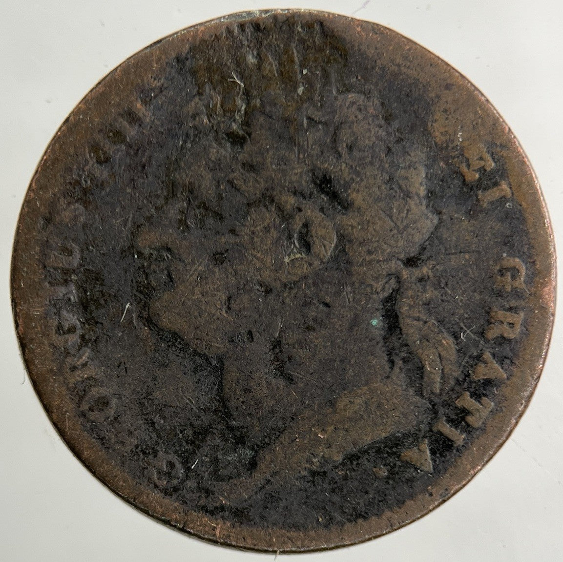 1826 George IV Farthing Coin | Worn Grade