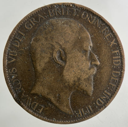 1902 Edward VII Half - Penny Coin | Fine Collectable Grade