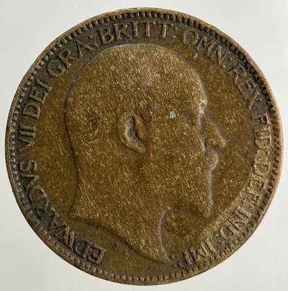 1907 Edward VII Farthing Coin | Collectable Grade