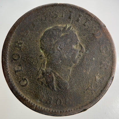 1806 George III 3rd Half - Penny Coin | Collectable Grade