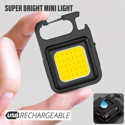 Bright Mini Flash - light Rechargeable torch Portable Outdoor Camping Hiking UK