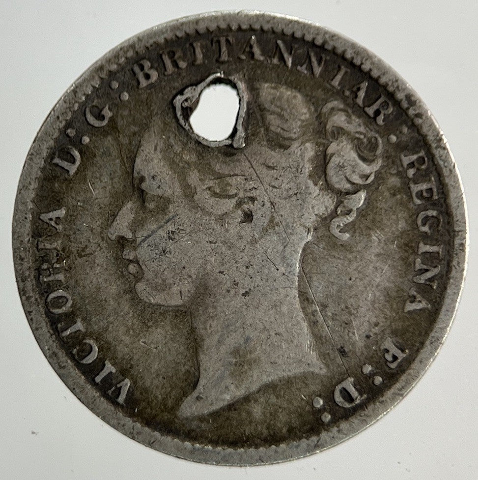 1883 Victoria Threepence Silver Coin | Fine Collectable Grade
