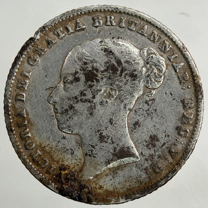 1856 Victoria Sixpence Silver Coin | Fine Collectable Grade