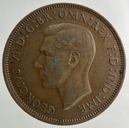 1944 George VI One Penny Coin | Very High Grade