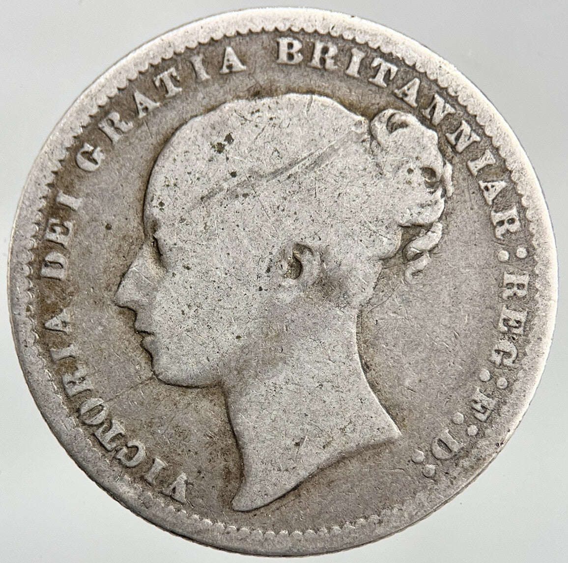 1873 Die - 64 Victoria Shilling Silver Coin | Collectable Grade