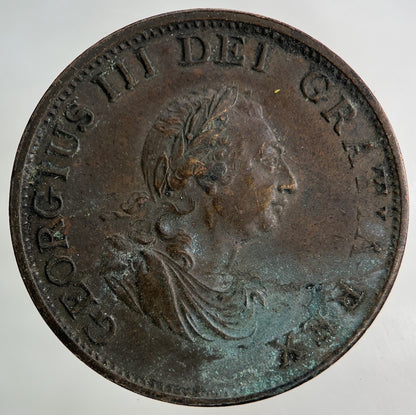 1799 George III 3rd Half - Penny Coin | Very High Grade