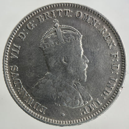 1910 Australia One Shilling Silver Coin | Fine Collectable Grade