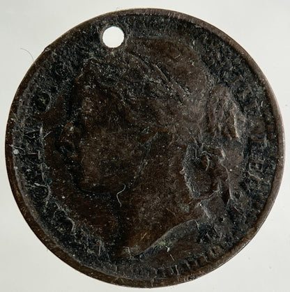 1868 Victoria One Third 1/3 Farthing Coin | Fine Collectable Grade