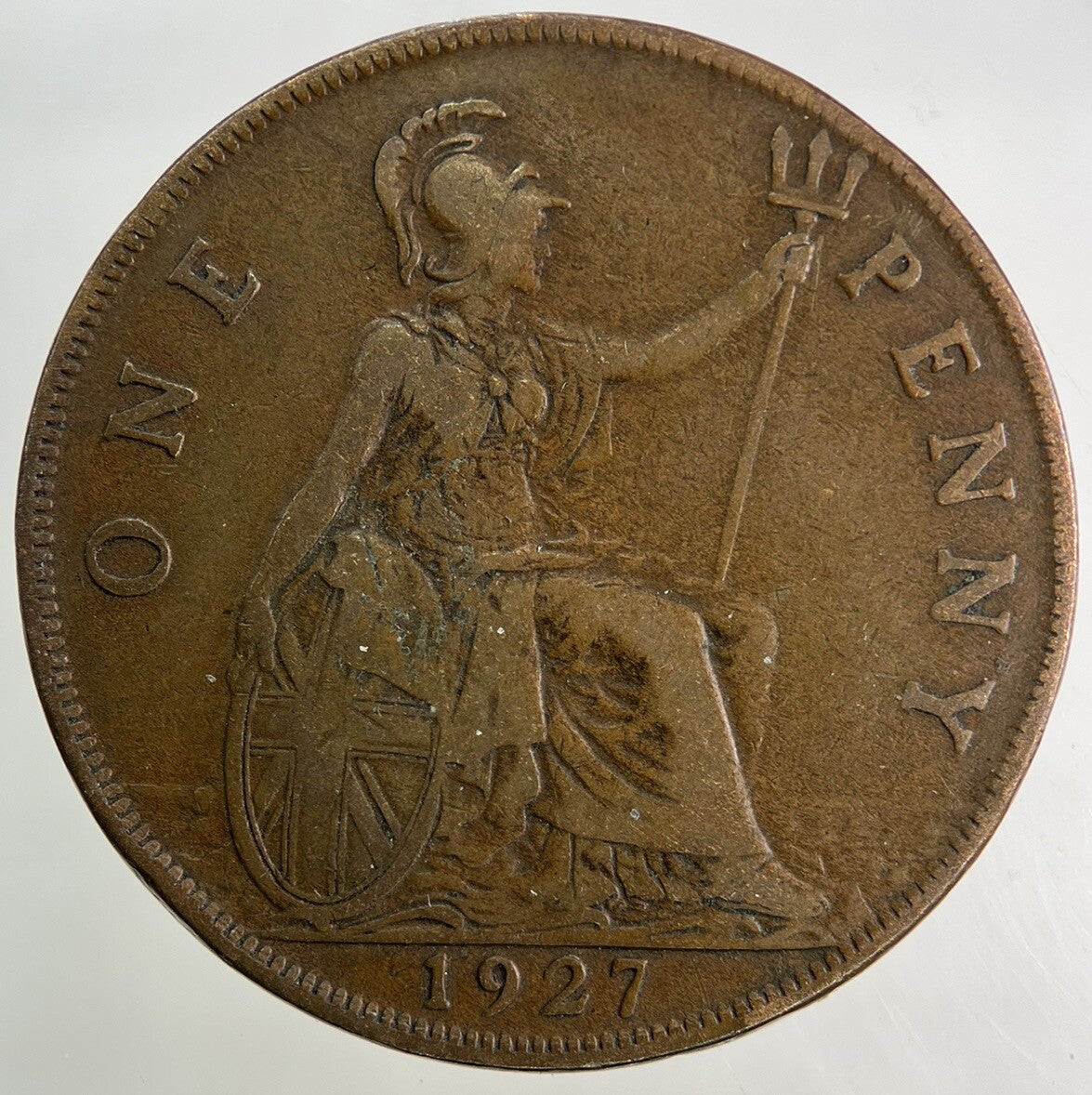 1927 George V One Penny Coin | Fine Collectable Grade