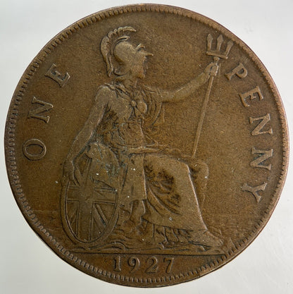 1927 George V One Penny Coin | Fine Collectable Grade